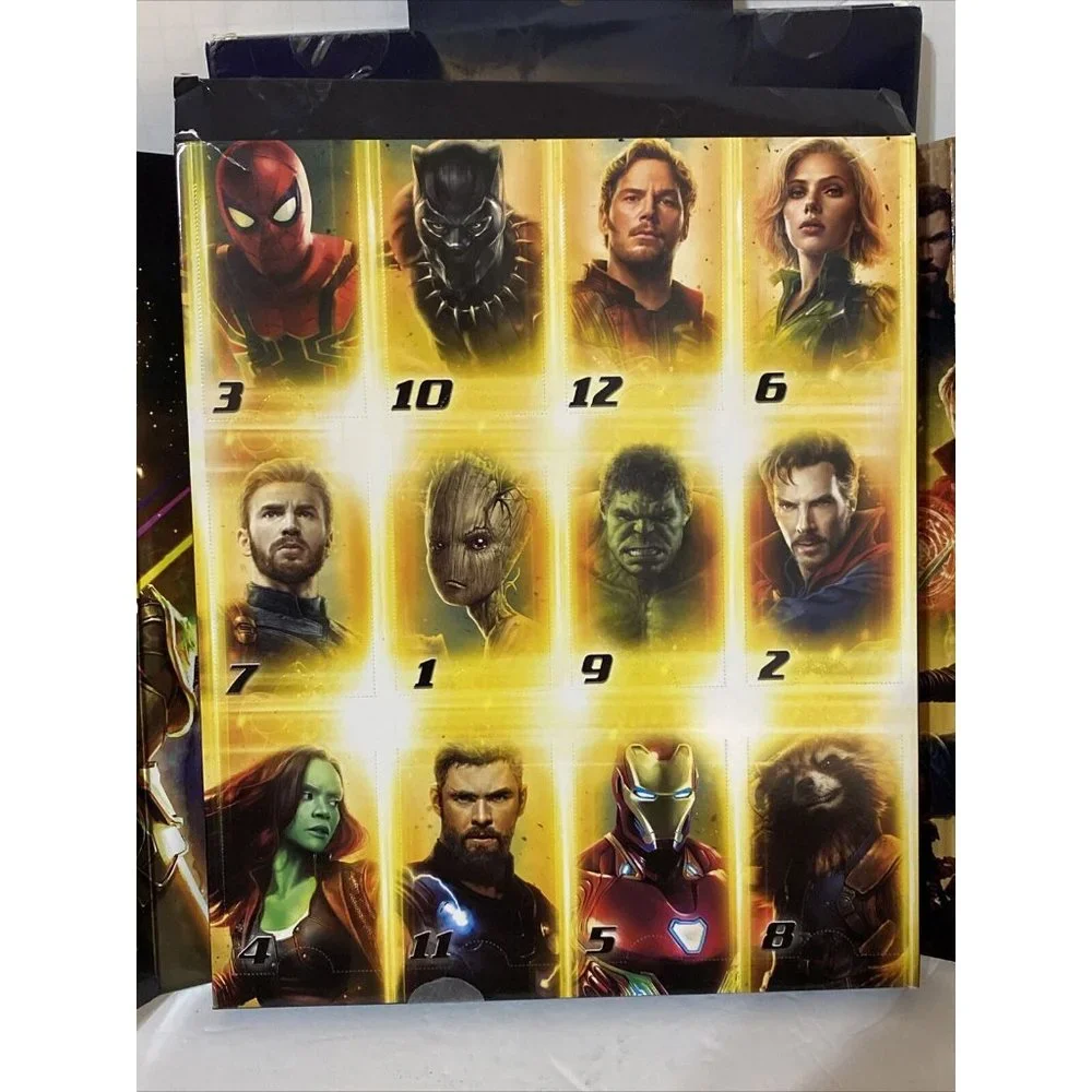 AVENGERS 12 DAYS OF SOCKS Boys Size SMALL Thanos Iron Man Christmas Gift NEW